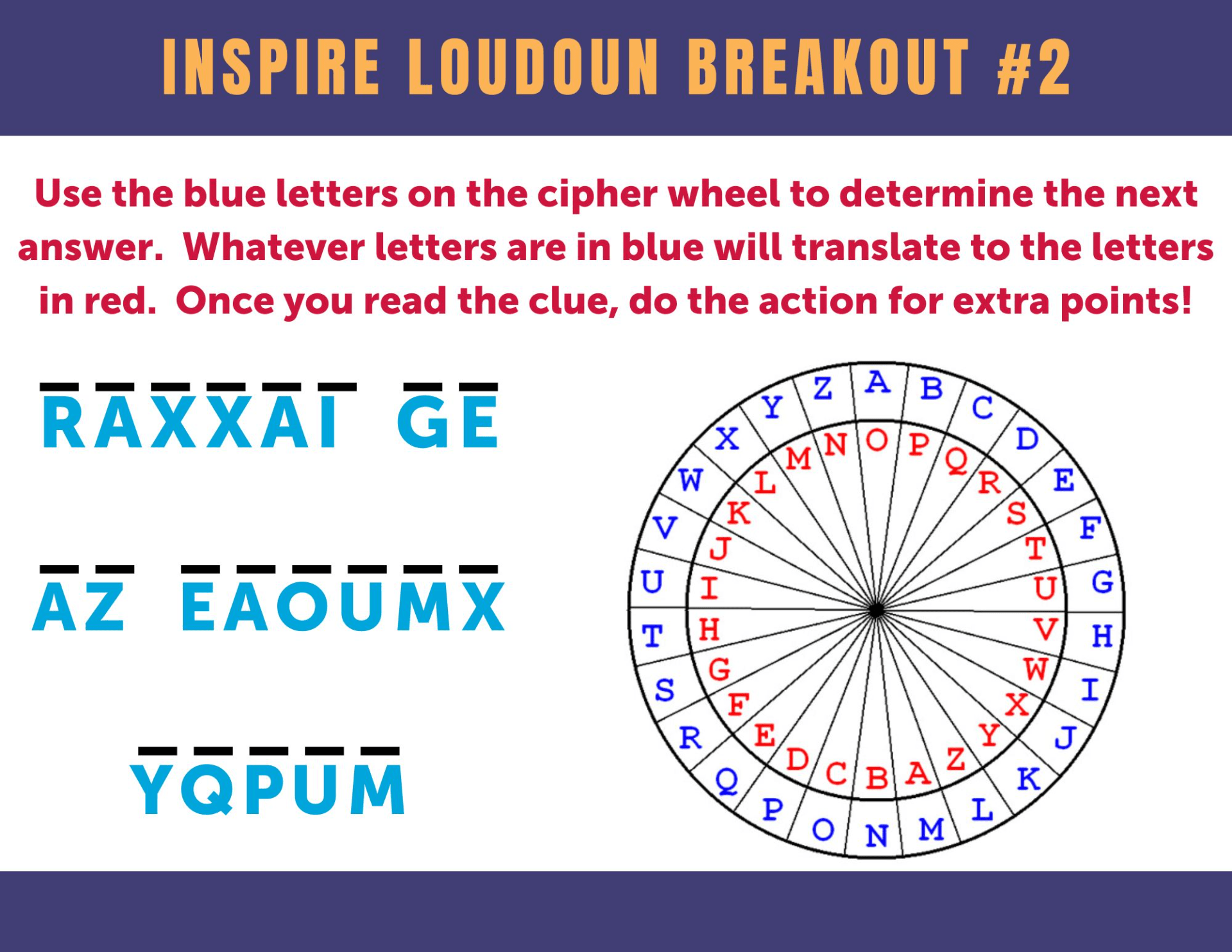 Inspire Loudoun Breakout Clue #2